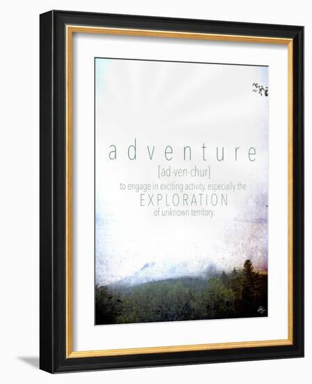 Adventure Definition-Kimberly Glover-Framed Giclee Print