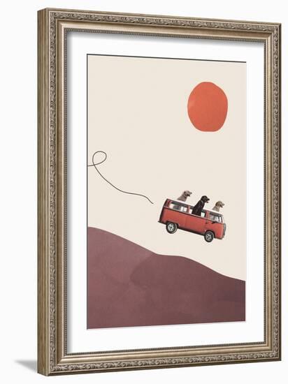 Adventure gang-Maarten Leon-Framed Giclee Print