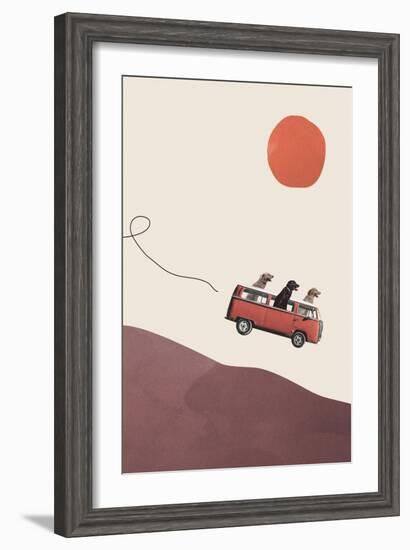 Adventure gang-Maarten Leon-Framed Giclee Print