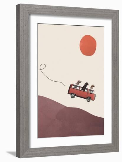 Adventure gang-Maarten Leon-Framed Giclee Print