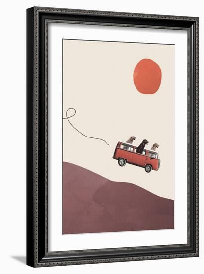 Adventure gang-Maarten Leon-Framed Giclee Print