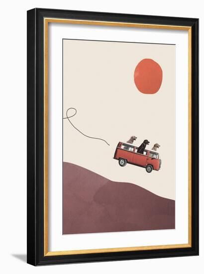 Adventure gang-Maarten Leon-Framed Giclee Print