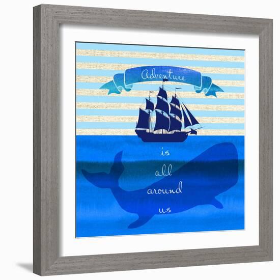 Adventure Is All around Us-Bella Dos Santos-Framed Art Print