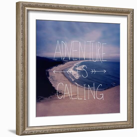 Adventure Is Calling-Leah Flores-Framed Giclee Print