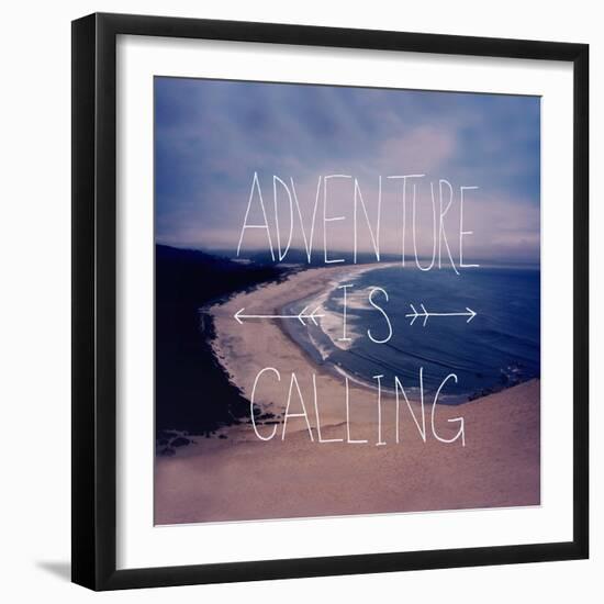 Adventure Is Calling-Leah Flores-Framed Giclee Print