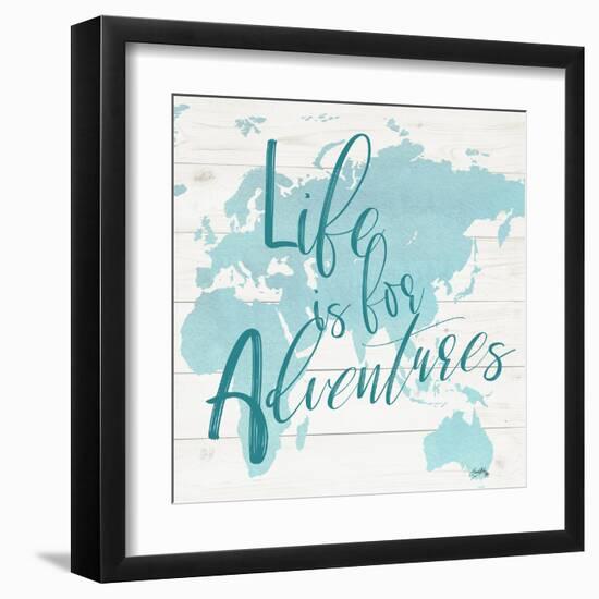 Adventure Map I-Elizabeth Medley-Framed Art Print