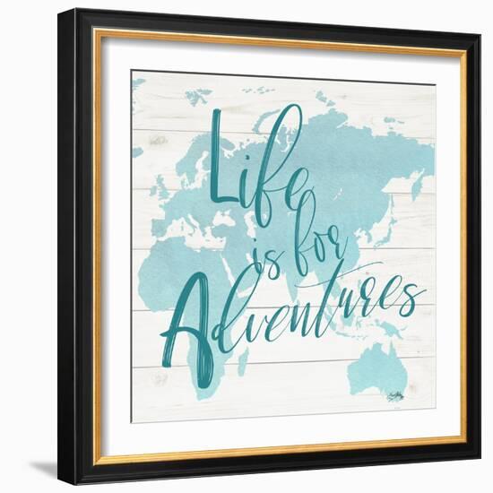 Adventure Map I-Elizabeth Medley-Framed Art Print