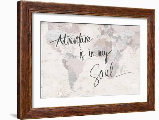 Adventure Map-Sd Graphics Studio-Framed Premium Giclee Print