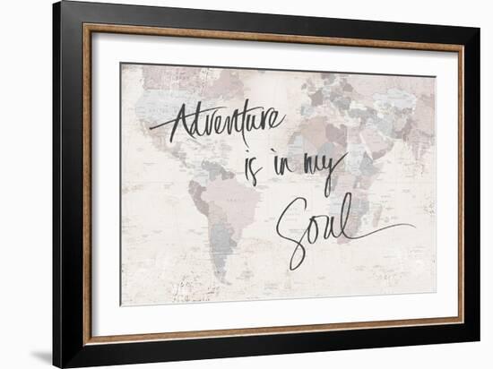 Adventure Map-Sd Graphics Studio-Framed Art Print