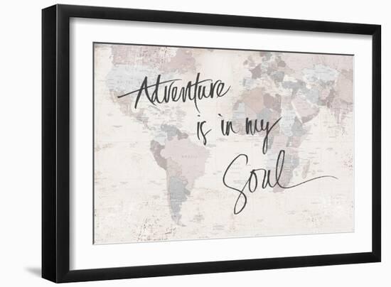 Adventure Map-Sd Graphics Studio-Framed Art Print