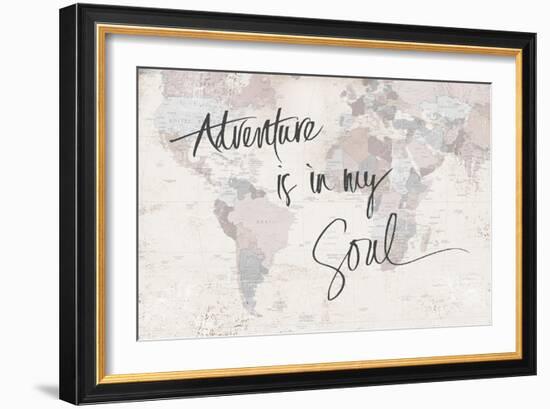 Adventure Map-Sd Graphics Studio-Framed Art Print