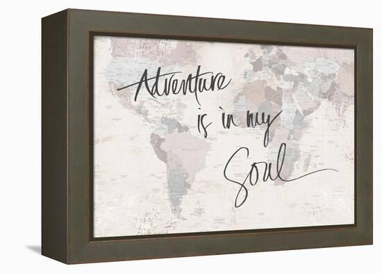 Adventure Map-Sd Graphics Studio-Framed Stretched Canvas