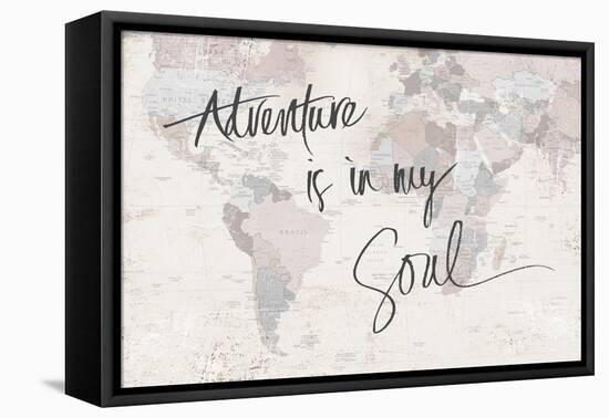 Adventure Map-Sd Graphics Studio-Framed Stretched Canvas