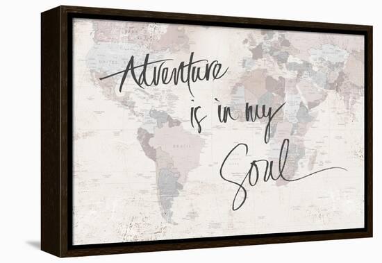 Adventure Map-Sd Graphics Studio-Framed Stretched Canvas