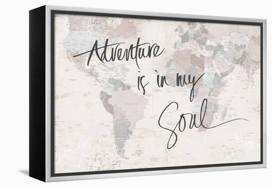 Adventure Map-Sd Graphics Studio-Framed Stretched Canvas