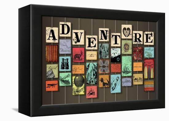 Adventure on Strings-Art Licensing Studio-Framed Premier Image Canvas