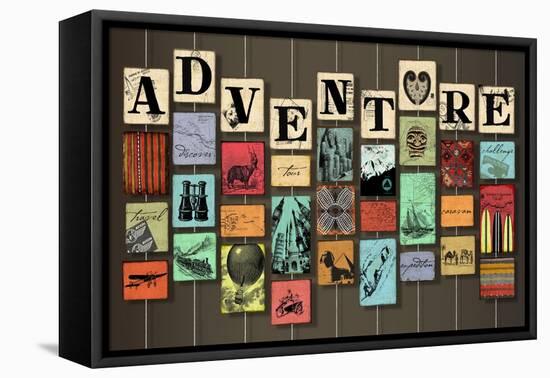 Adventure on Strings-Art Licensing Studio-Framed Premier Image Canvas