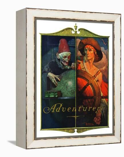 "Adventurers", April 14,1928-Norman Rockwell-Framed Premier Image Canvas