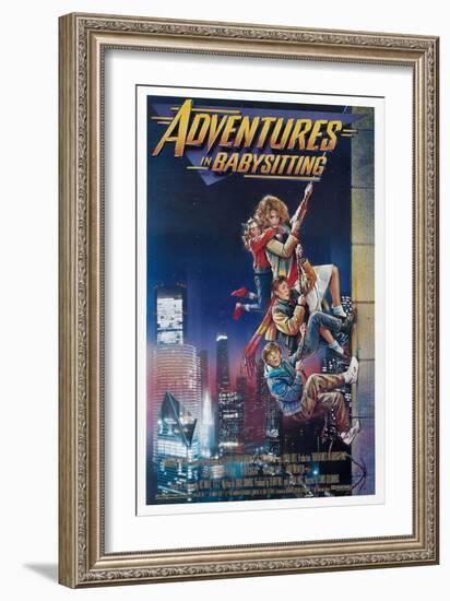 ADVENTURES IN BABYSITTING [1987], directed by CHRIS COLUMBUS.-null-Framed Giclee Print