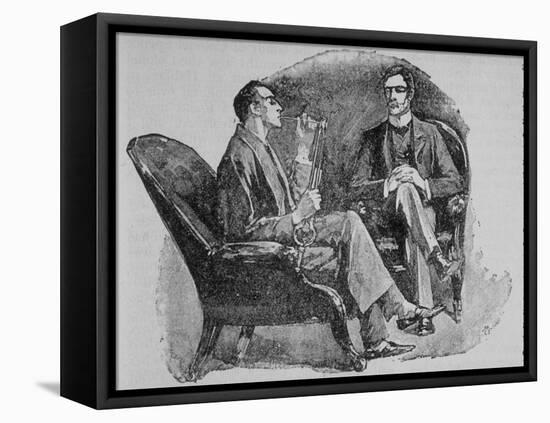 Adventures of Sherlock Holmes in the Strand Magazine, The Adventure of the Copper Beeches-null-Framed Premier Image Canvas