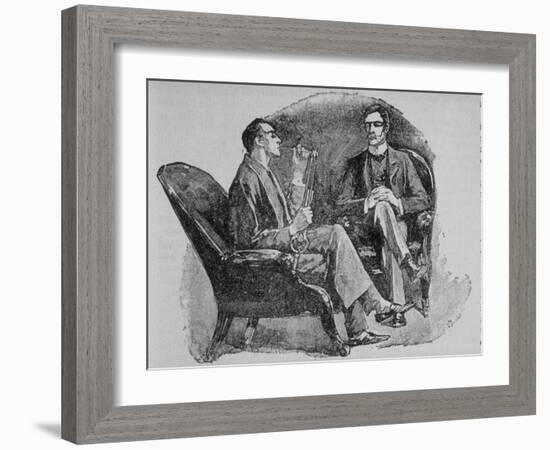 Adventures of Sherlock Holmes in the Strand Magazine, The Adventure of the Copper Beeches-null-Framed Photographic Print