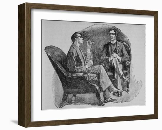 Adventures of Sherlock Holmes in the Strand Magazine, The Adventure of the Copper Beeches-null-Framed Photographic Print