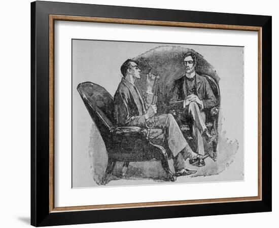 Adventures of Sherlock Holmes in the Strand Magazine, The Adventure of the Copper Beeches-null-Framed Photographic Print