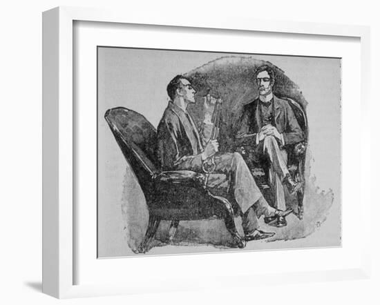 Adventures of Sherlock Holmes in the Strand Magazine, The Adventure of the Copper Beeches-null-Framed Photographic Print