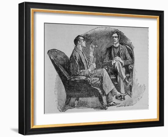 Adventures of Sherlock Holmes in the Strand Magazine, The Adventure of the Copper Beeches-null-Framed Photographic Print