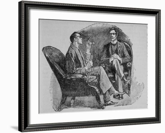 Adventures of Sherlock Holmes in the Strand Magazine, The Adventure of the Copper Beeches-null-Framed Photographic Print