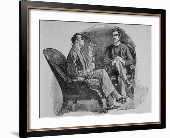 Adventures of Sherlock Holmes in the Strand Magazine, The Adventure of the Copper Beeches-null-Framed Photographic Print