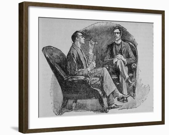 Adventures of Sherlock Holmes in the Strand Magazine, The Adventure of the Copper Beeches-null-Framed Photographic Print