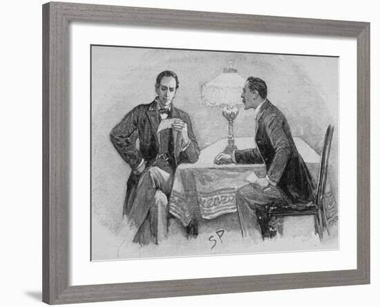 Adventures of Sherlock Holmes in the Strand Magazine, The Adventure of the Gloria Scott-null-Framed Photographic Print