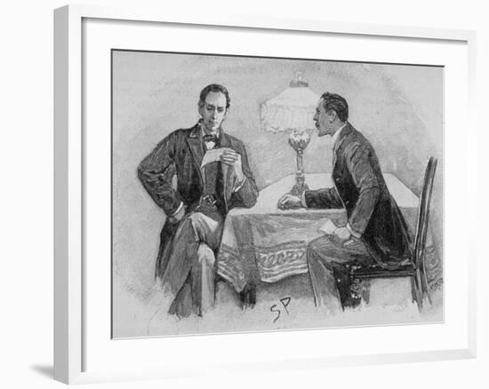 Adventures of Sherlock Holmes in the Strand Magazine, The Adventure of the Gloria Scott-null-Framed Photographic Print