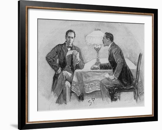 Adventures of Sherlock Holmes in the Strand Magazine, The Adventure of the Gloria Scott-null-Framed Photographic Print