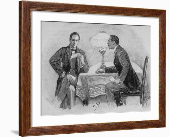 Adventures of Sherlock Holmes in the Strand Magazine, The Adventure of the Gloria Scott-null-Framed Photographic Print