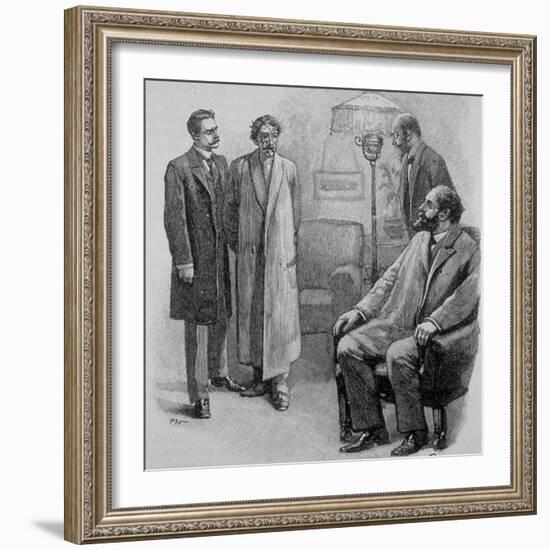 Adventures of Sherlock Holmes in the Strand Magazine, The Adventure of the Greek Interpreter-null-Framed Photographic Print