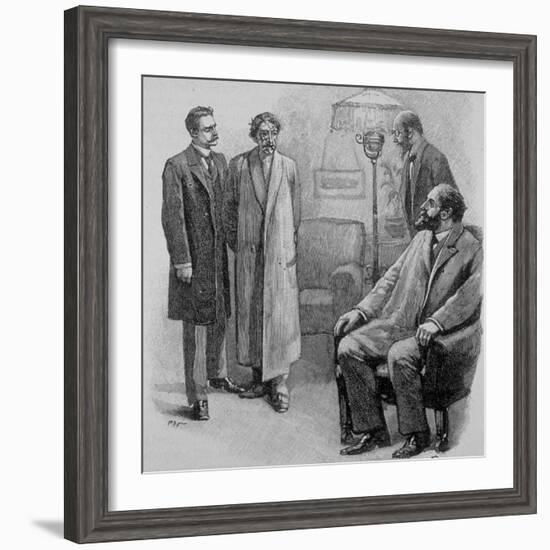 Adventures of Sherlock Holmes in the Strand Magazine, The Adventure of the Greek Interpreter-null-Framed Photographic Print