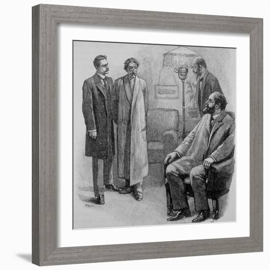 Adventures of Sherlock Holmes in the Strand Magazine, The Adventure of the Greek Interpreter-null-Framed Photographic Print