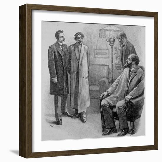 Adventures of Sherlock Holmes in the Strand Magazine, The Adventure of the Greek Interpreter-null-Framed Photographic Print