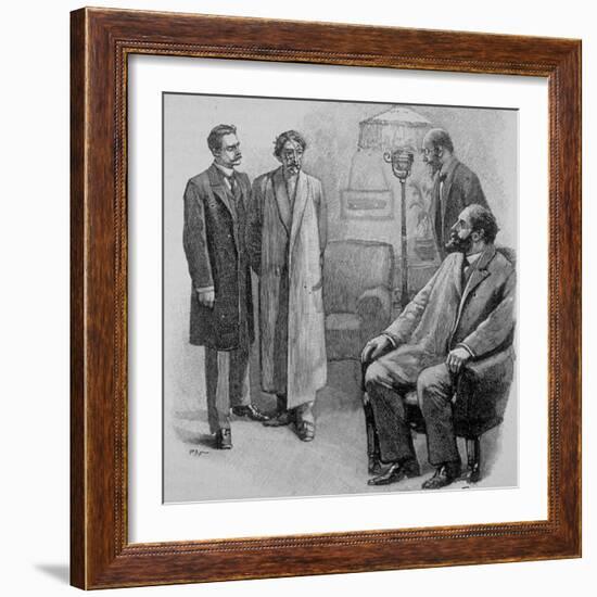 Adventures of Sherlock Holmes in the Strand Magazine, The Adventure of the Greek Interpreter-null-Framed Photographic Print