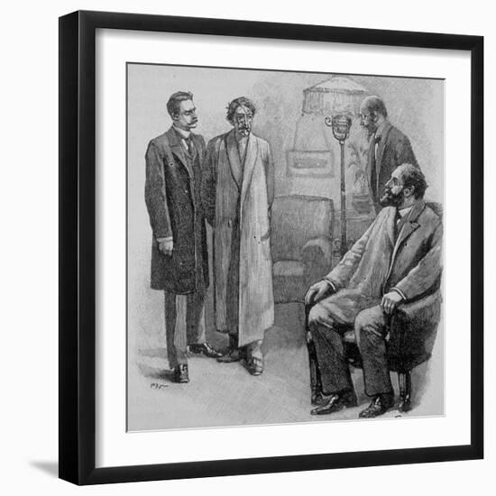 Adventures of Sherlock Holmes in the Strand Magazine, The Adventure of the Greek Interpreter-null-Framed Photographic Print