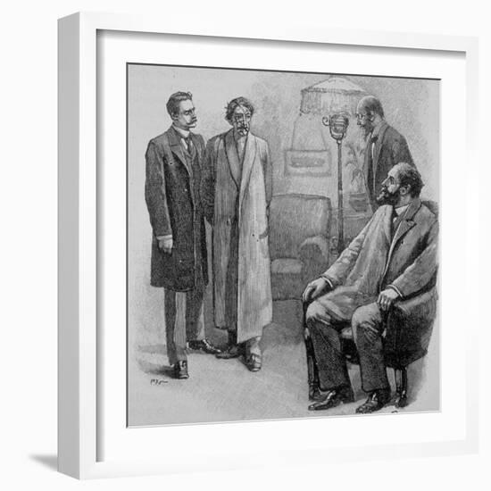 Adventures of Sherlock Holmes in the Strand Magazine, The Adventure of the Greek Interpreter-null-Framed Photographic Print