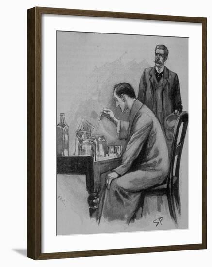 Adventures of Sherlock Holmes in the Strand Magazine, The Adventure of the Naval Treaty--Framed Photographic Print