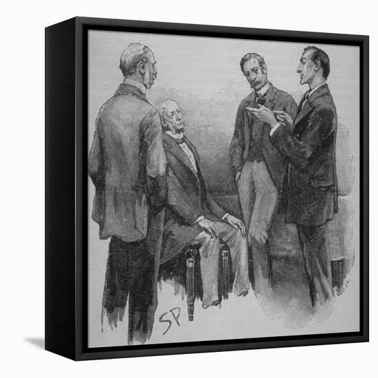 Adventures of Sherlock Holmes in the Strand Magazine, The Adventure of the Reigate Squire-null-Framed Premier Image Canvas