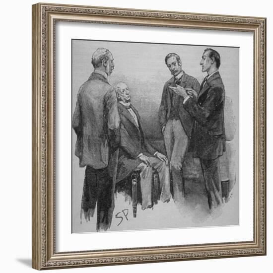 Adventures of Sherlock Holmes in the Strand Magazine, The Adventure of the Reigate Squire-null-Framed Photographic Print