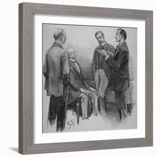 Adventures of Sherlock Holmes in the Strand Magazine, The Adventure of the Reigate Squire-null-Framed Photographic Print