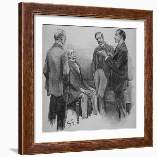 Adventures of Sherlock Holmes in the Strand Magazine, The Adventure of the Reigate Squire-null-Framed Photographic Print