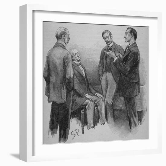 Adventures of Sherlock Holmes in the Strand Magazine, The Adventure of the Reigate Squire-null-Framed Photographic Print