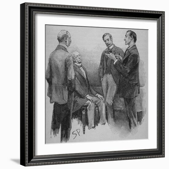 Adventures of Sherlock Holmes in the Strand Magazine, The Adventure of the Reigate Squire-null-Framed Photographic Print